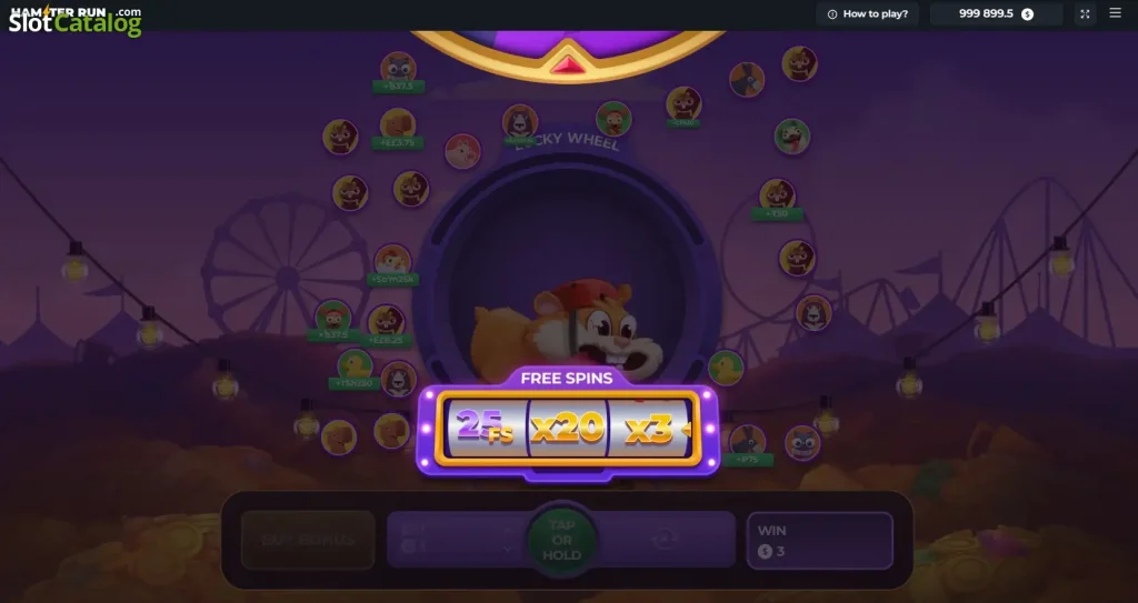 Hamster run jeu casino
