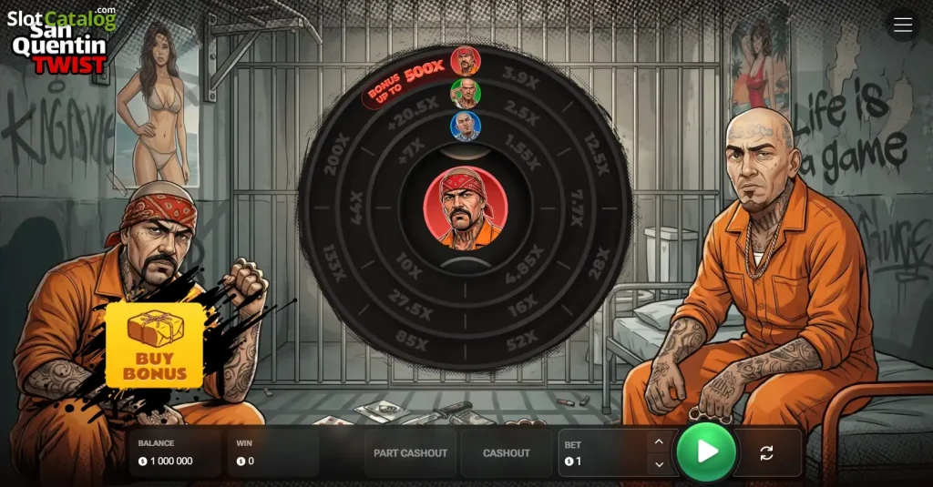 Twist San Quentin jeu casino