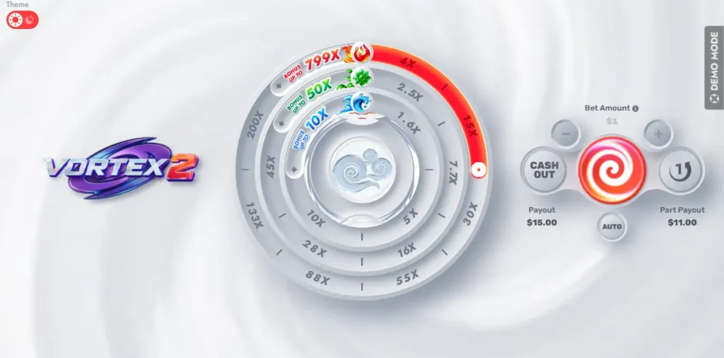 Vortex 2 jeu casino