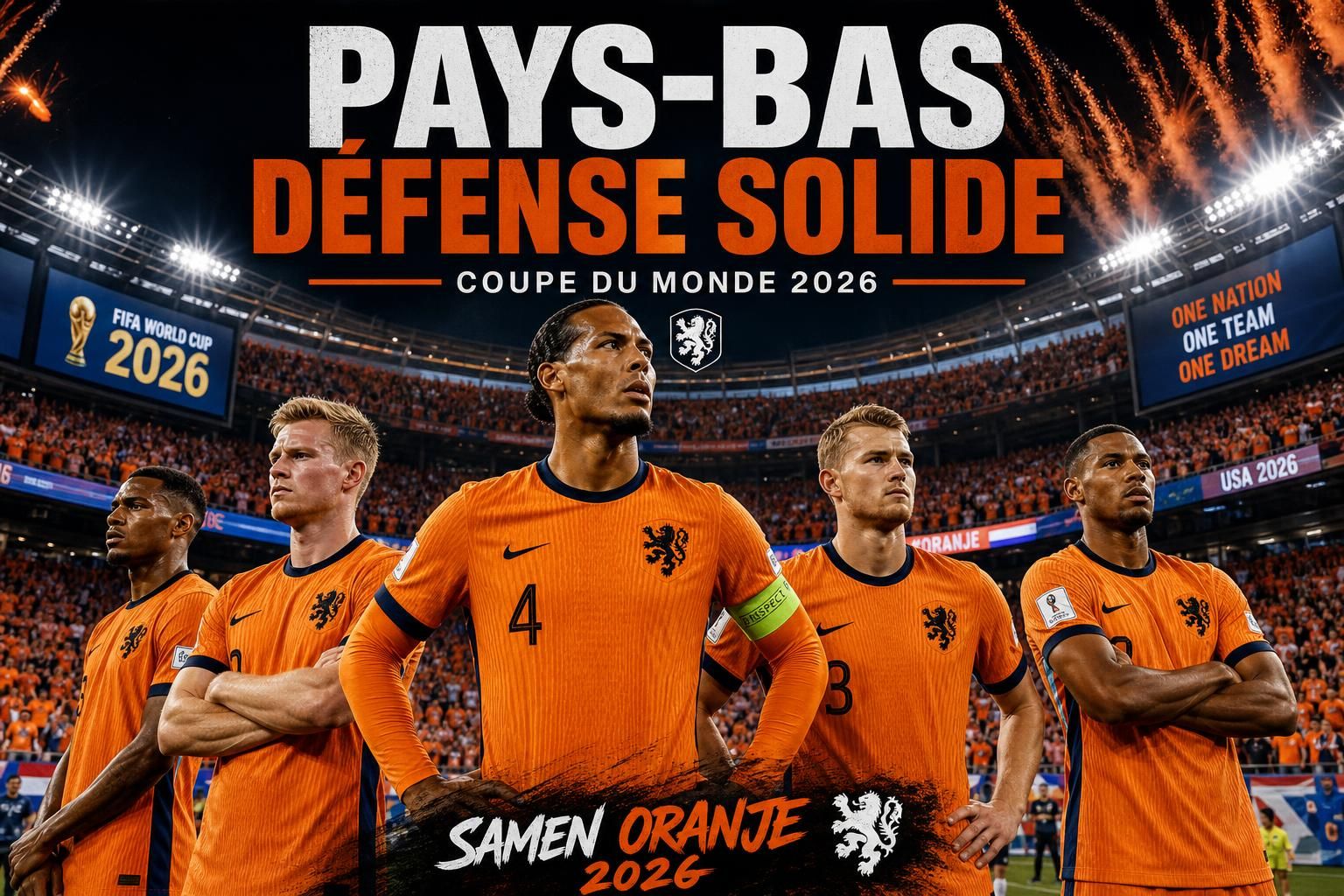 découvrez la composition complète de l'équipe des pays-bas pour la coupe du monde 2026, avec un focus sur les joueurs clés à suivre pendant le tournoi.