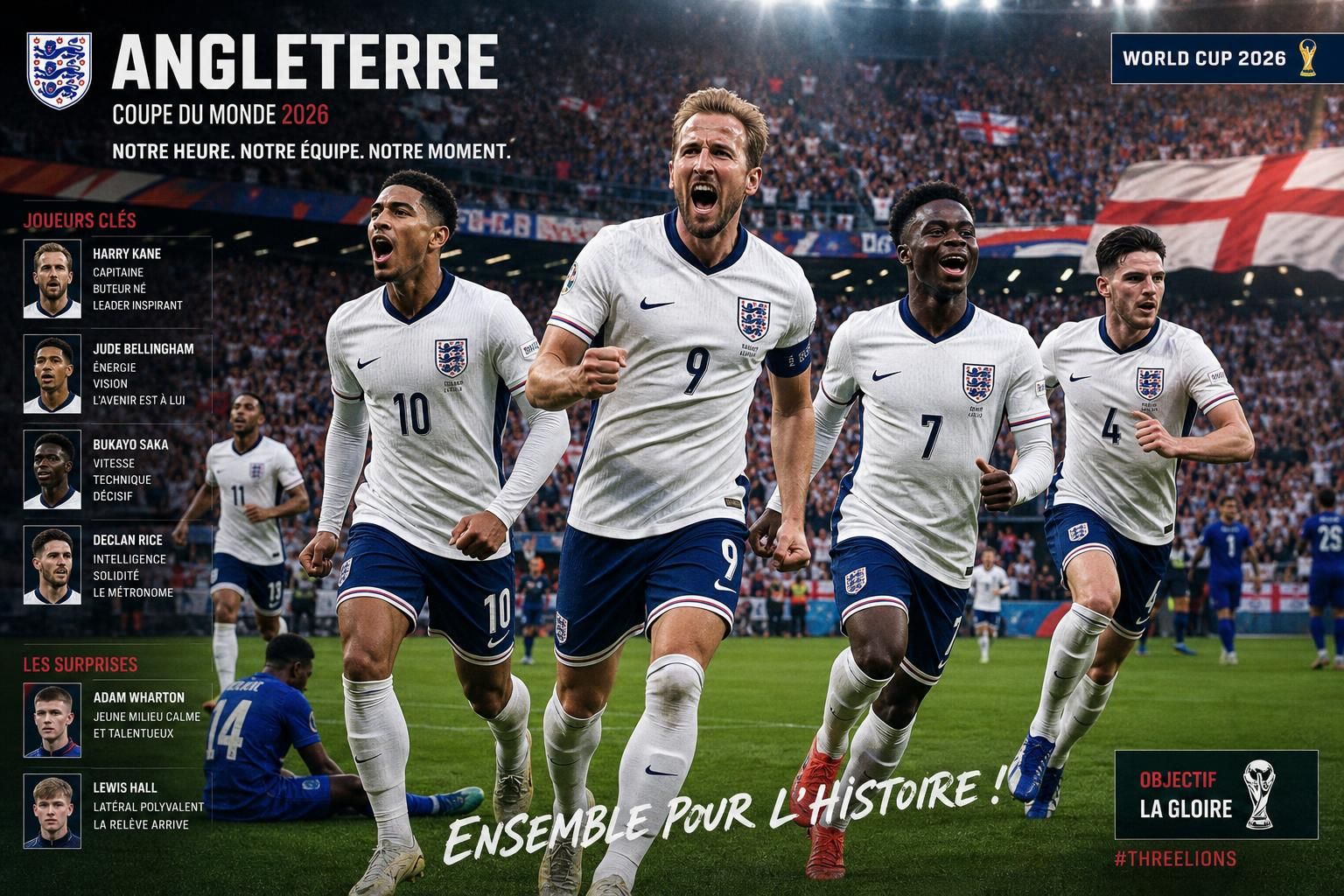 découvrez la composition de l'équipe d'angleterre pour la coupe du monde 2026, avec les joueurs clés à suivre et les surprises qui pourraient changer la donne.