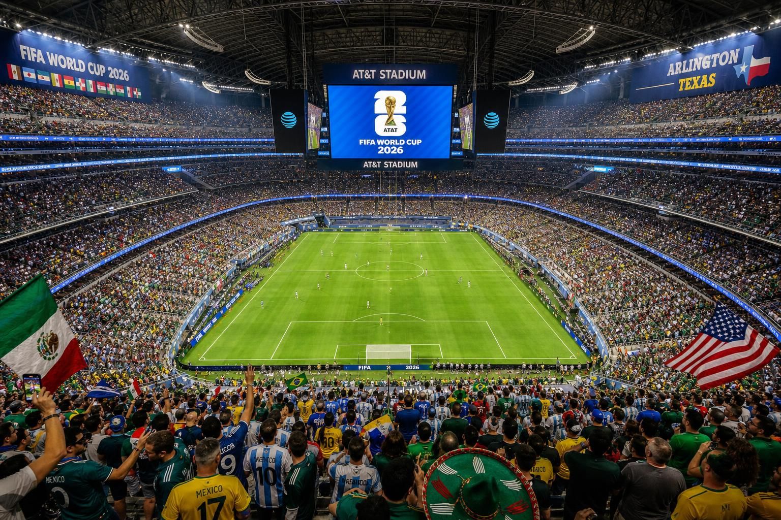 découvrez comment la coupe du monde 2026 à dallas réunit la passion du football et les enjeux des défis migratoires dans une ville en pleine transformation.
