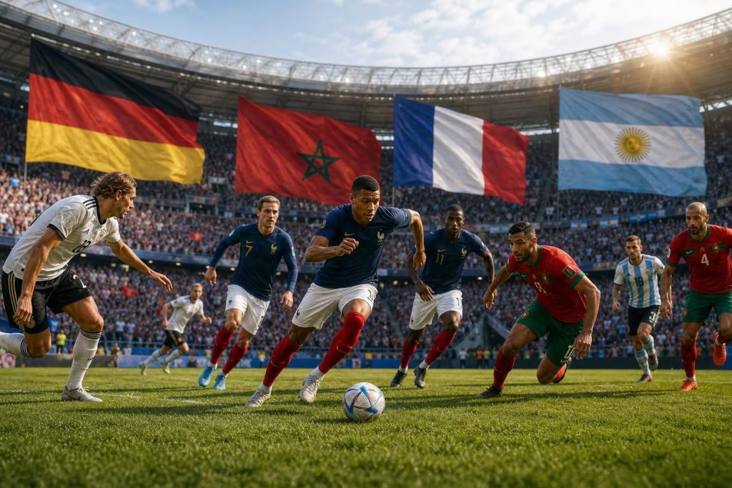 découvrez le parcours prometteur de l'équipe de france en coupe du monde 2026 face à l'allemagne, au maroc et à l'argentine, dans leur quête de revanche historique.
