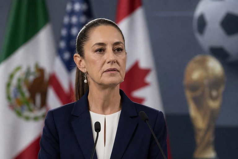 claudia sheinbaum, présidente mexicaine, dénonce une « provocation » dans le cadre des préparatifs de la coupe du monde 2026, mettant en lumière les tensions entourant cet événement majeur.