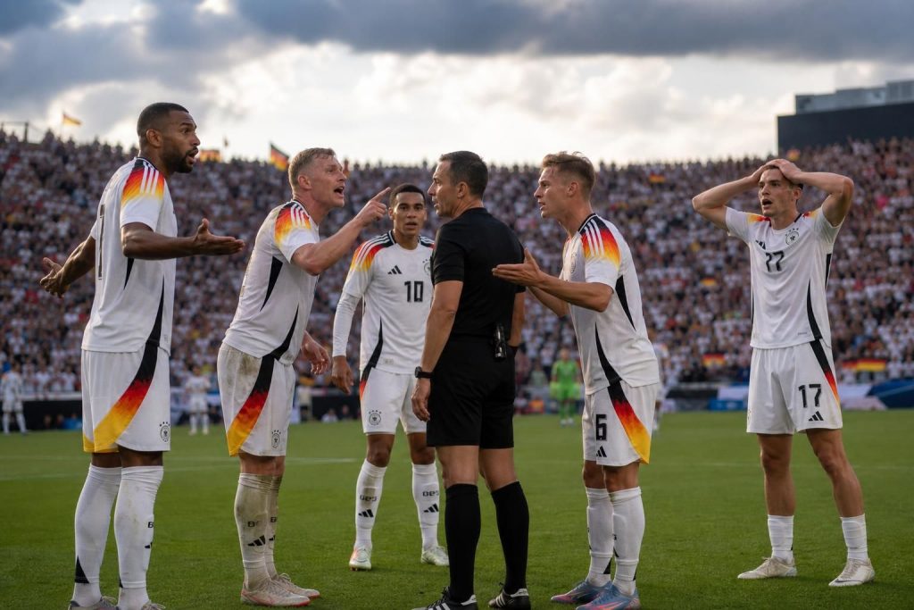 découvrez la réaction de l'allemagne après l'annulation controversée du but de jonathan tah lors de la coupe du monde 2026, une décision perçue comme une injustice majeure.