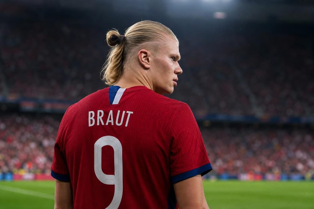 découvrez pourquoi le nom « braut » apparaît sur le maillot d’erling haaland lors de la coupe du monde 2026 avec la norvège et le mystère qui entoure cette particularité unique.