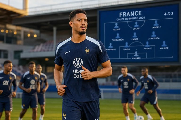 découvrez le retour attendu de saliba à l'entraînement pour la coupe du monde 2026 et la composition probable de l'équipe de france, les bleus, révélée avant le grand tournoi.