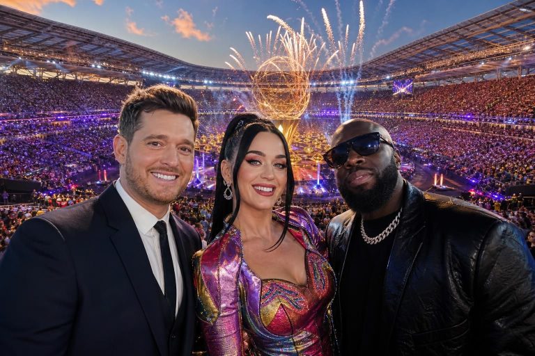 découvrez les grandes stars comme michael bublé, katy perry et vegedream, ainsi que les projets spectaculaires de la fifa pour la coupe du monde 2026 et les prochaines éditions.