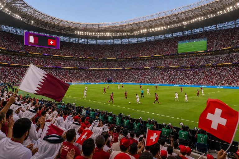 suivez en direct le match qatar vs suisse de la coupe du monde 2026 avec le score en temps réel et le résultat final. ne manquez aucune action et restez informé tout au long de la rencontre.