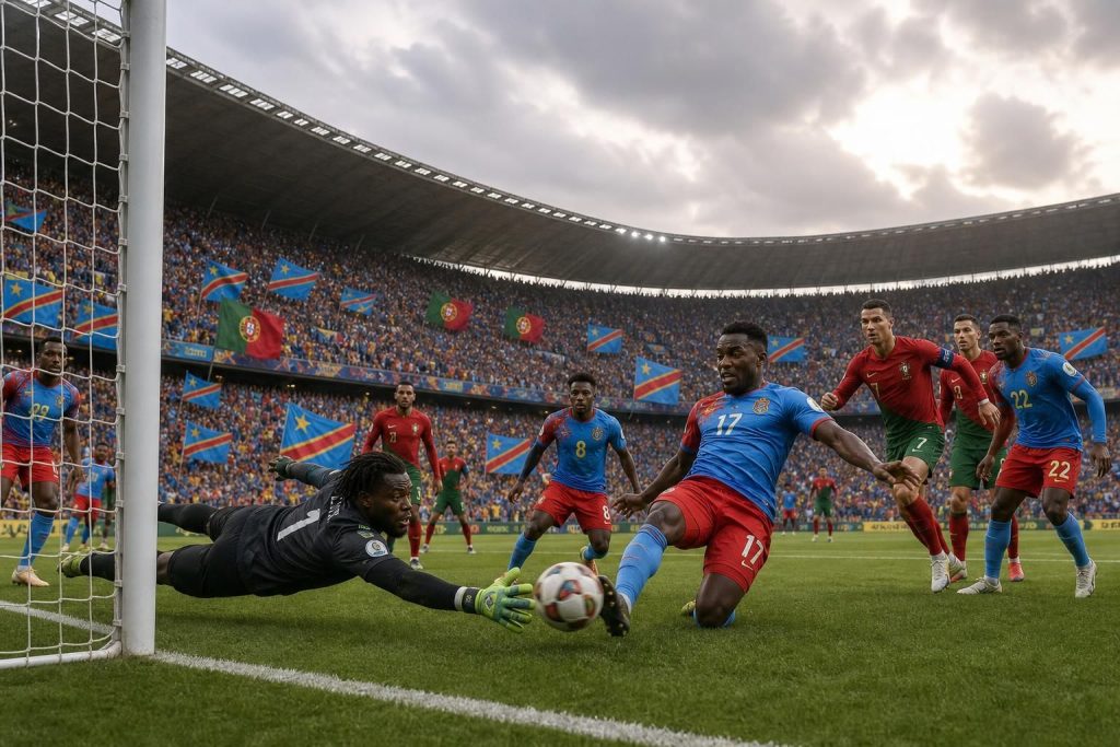 rd congo réalise un exploit en tenant tête au portugal et en obtenant un match nul 1-1 lors de son premier match de la coupe du monde 2026.