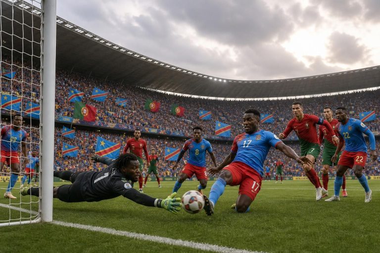 rd congo réalise un exploit en tenant tête au portugal et en obtenant un match nul 1-1 lors de son premier match de la coupe du monde 2026.