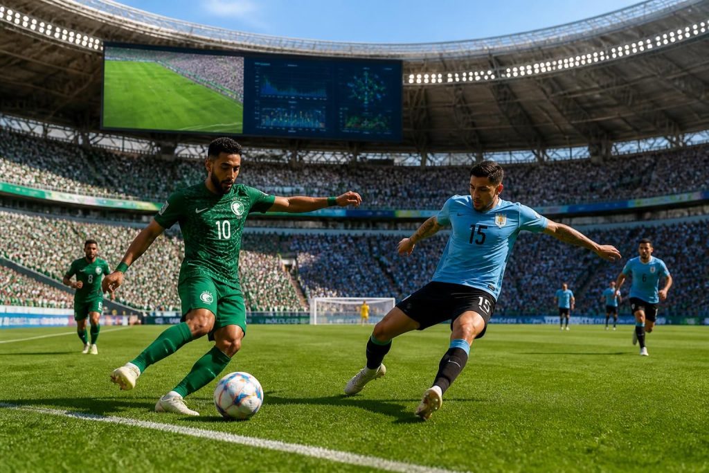 découvrez notre analyse complète et les perspectives pour le match arabie saoudite vs uruguay lors de la coupe du monde 2026. pronostics, statistiques et conseils pour parier en toute confiance.