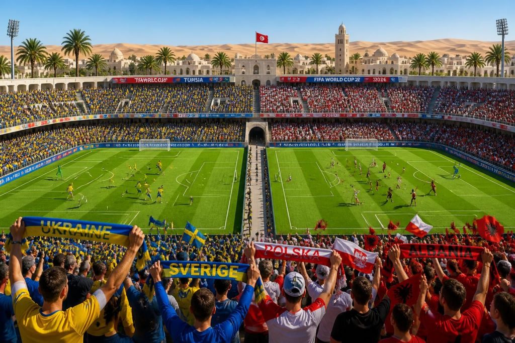 découvrez notre pronostic pour les matchs ukraine/suède et pologne/albanie dans la coupe du monde 2026 en tunisie. analyse des équipes, chances de victoire et conseils pour parier.