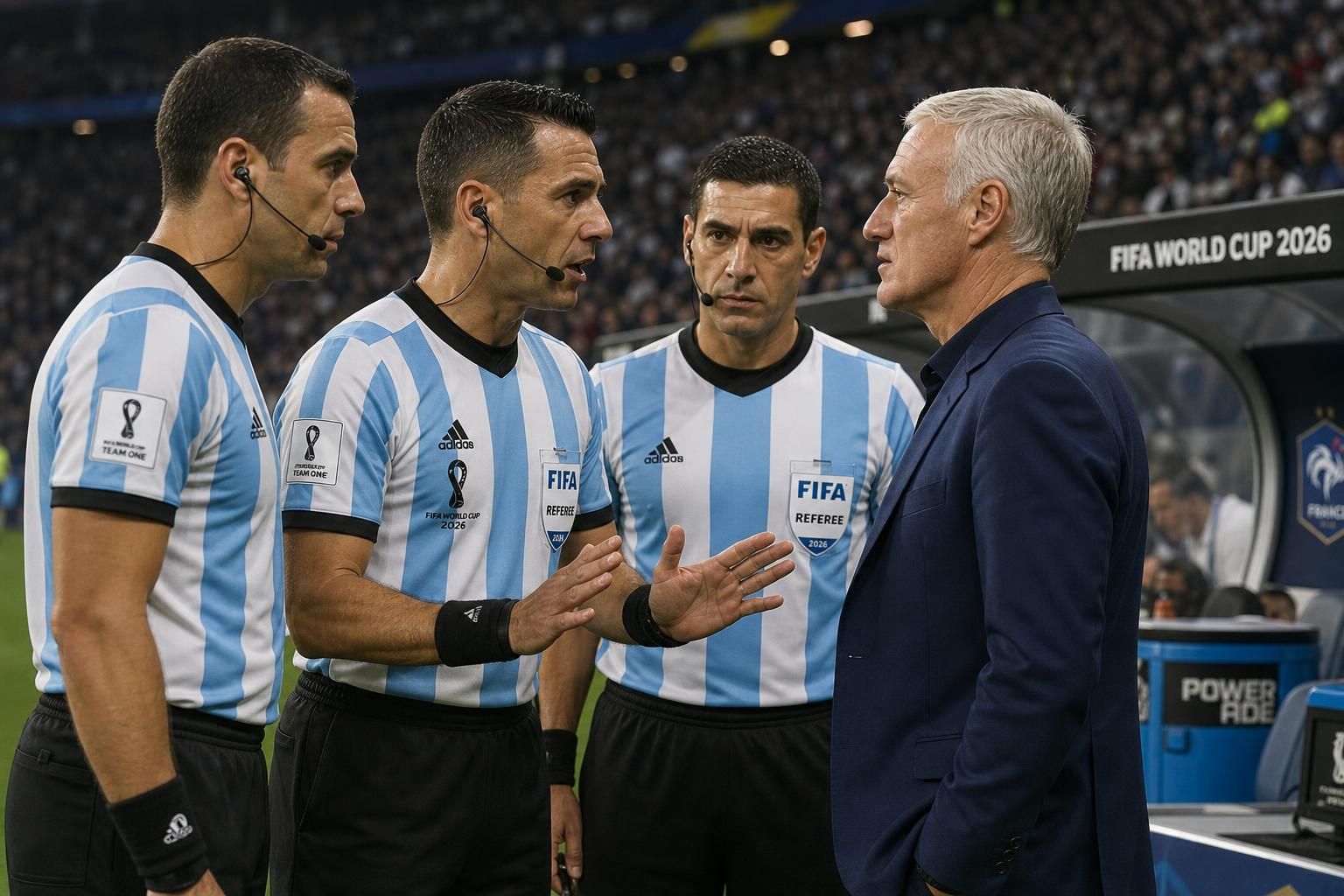 pour la coupe du monde 2026, deschamps mise sur les arbitres argentins, espérant qu'ils offriront une qualité de décision comparable à celle de letexier.