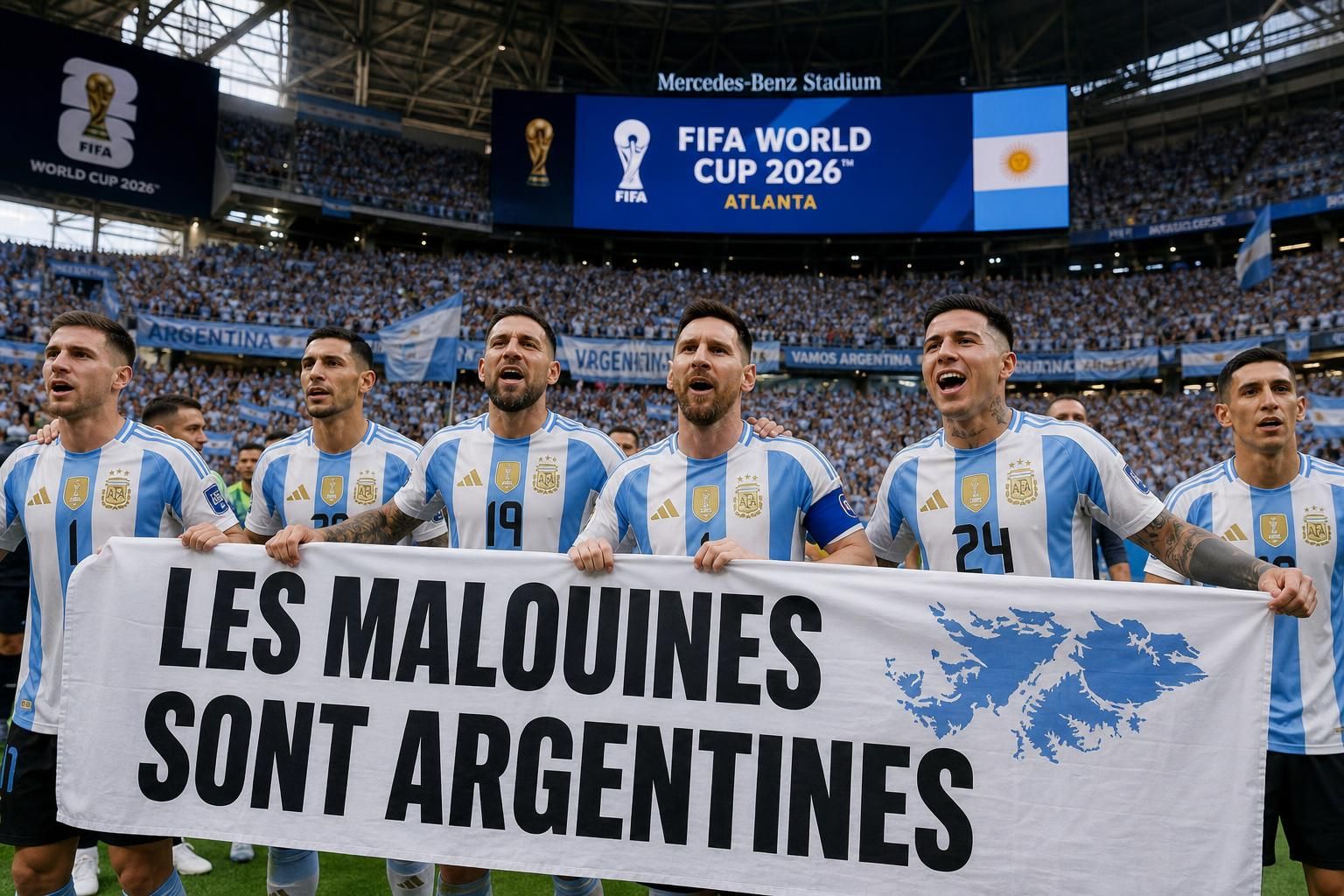 lors de la coupe du monde 2026, le président argentin réaffirme avec fermeté que « les malouines sont argentines », soulignant l'importance de cette revendication historique dans le contexte international.