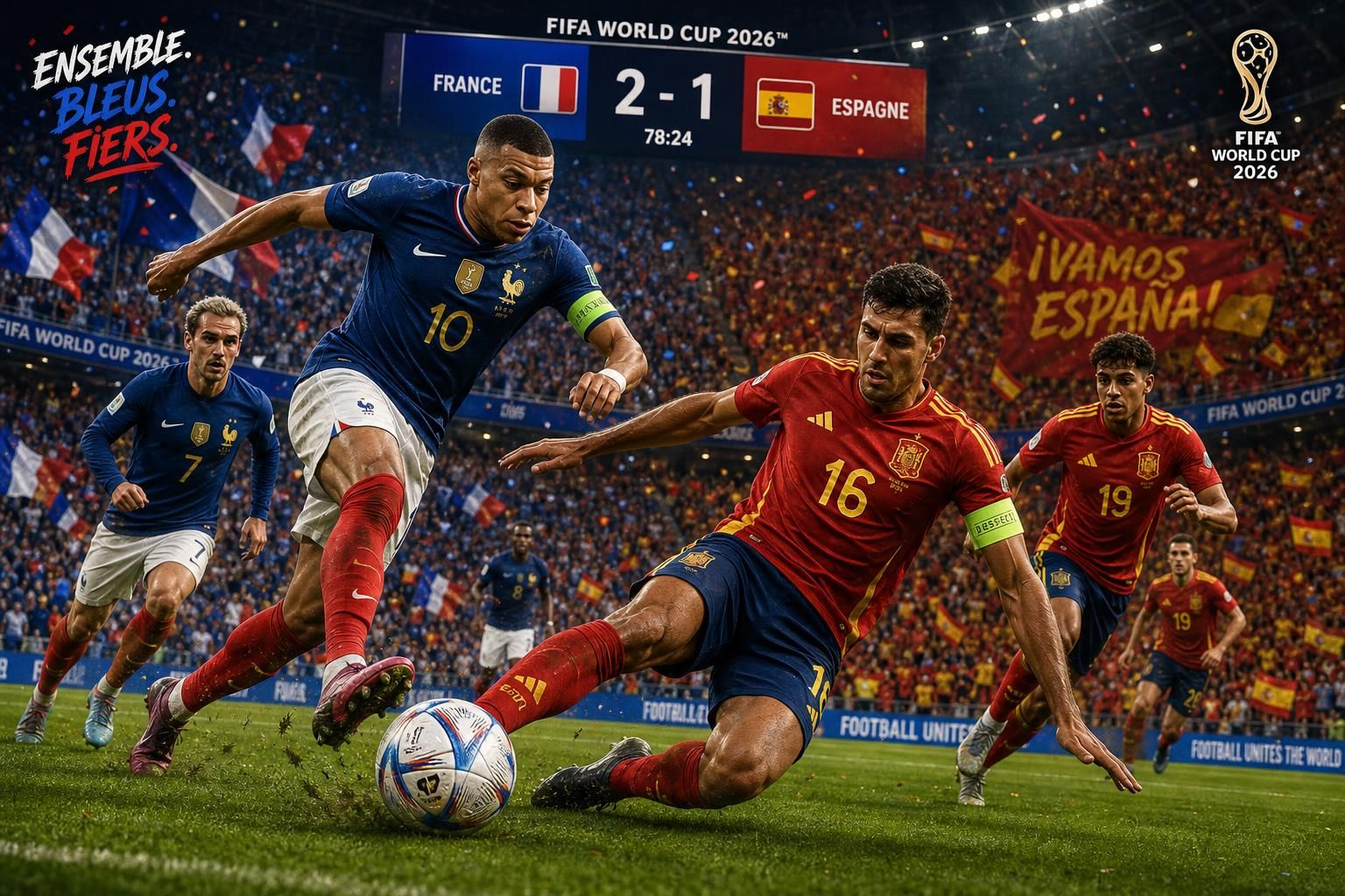 revivez la défaite des bleus face à l'espagne lors de la coupe du monde 2026 et analysez les raisons de leur sortie prématurée de la compétition.