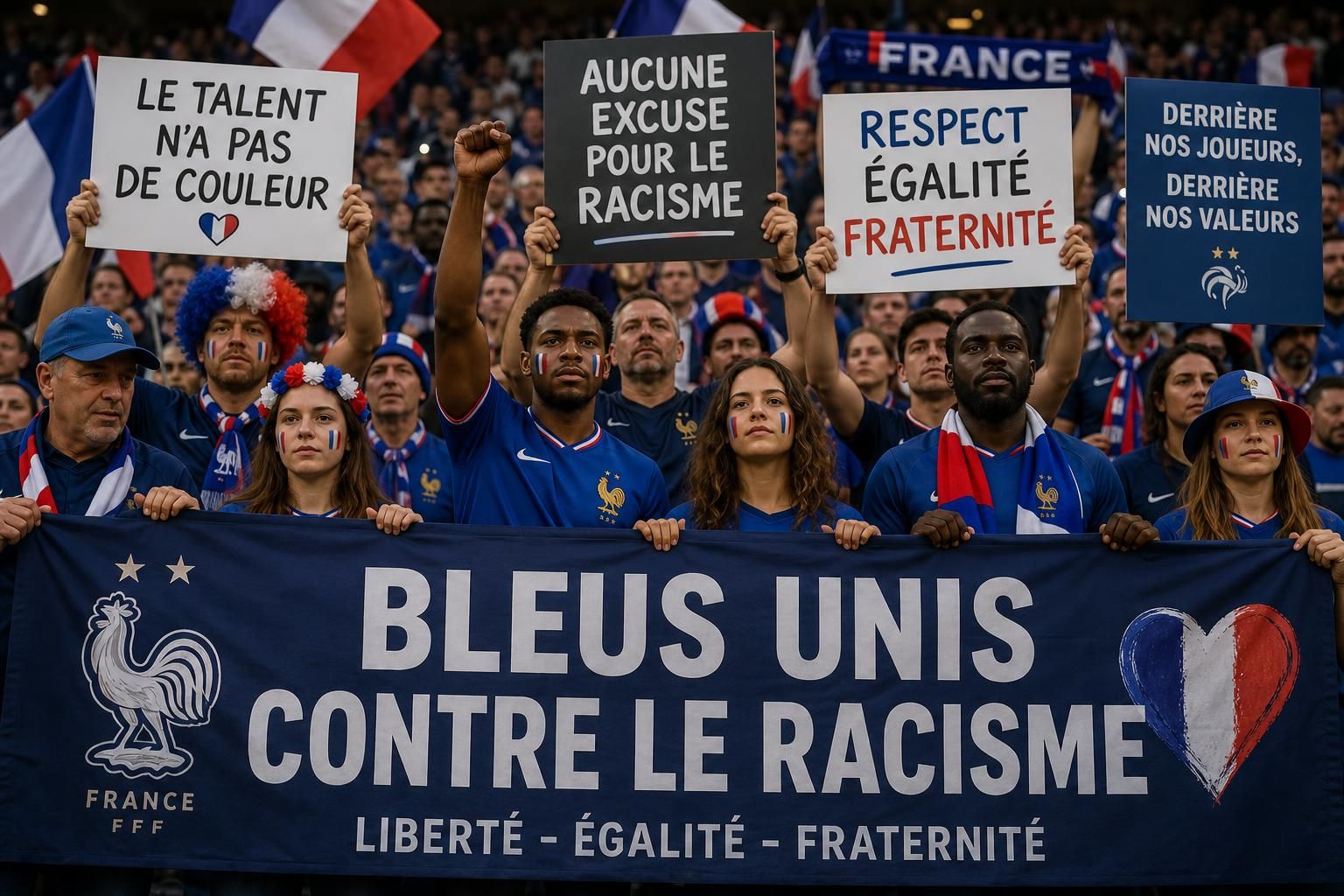 coupe du monde 2026 : l’équipe de france de football fait face à de nouvelles attaques racistes. découvrez les réactions partagées des politiciens à ce sujet sensible.