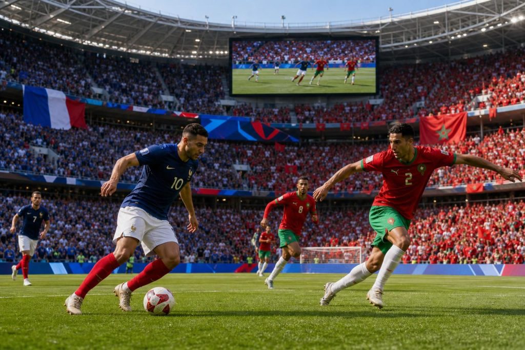 suivez en direct la coupe du monde 2026 avec le match france vs maroc : streaming live, score en temps réel, analyses et bien plus encore pour ne rien manquer de cet événement sportif majeur.
