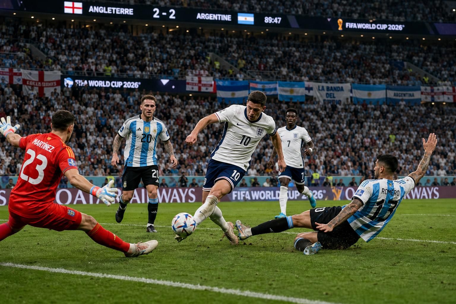 revivez la demi-finale intense de la coupe du monde 2026 entre l'angleterre et l'argentine, un affrontement épique qui a tenu les fans en haleine jusqu'à la dernière minute pour l'albiceleste et ses adversaires.