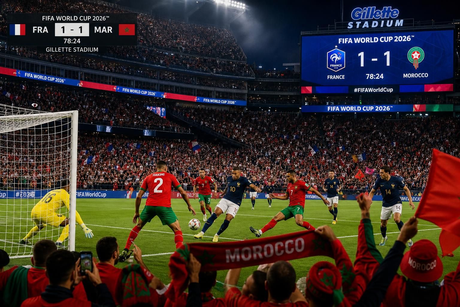 suivez en direct le match france - maroc en coupe du monde avec les compositions officielles, les controverses autour de l'arbitre, ainsi que l'heure et la chaîne de diffusion révélées.
