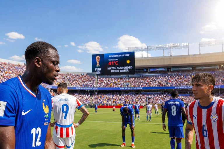 découvrez si la fifa peut décaler un match de coupe du monde entre la france et le paraguay en raison des températures caniculaires, et les règles en vigueur face aux fortes chaleurs.