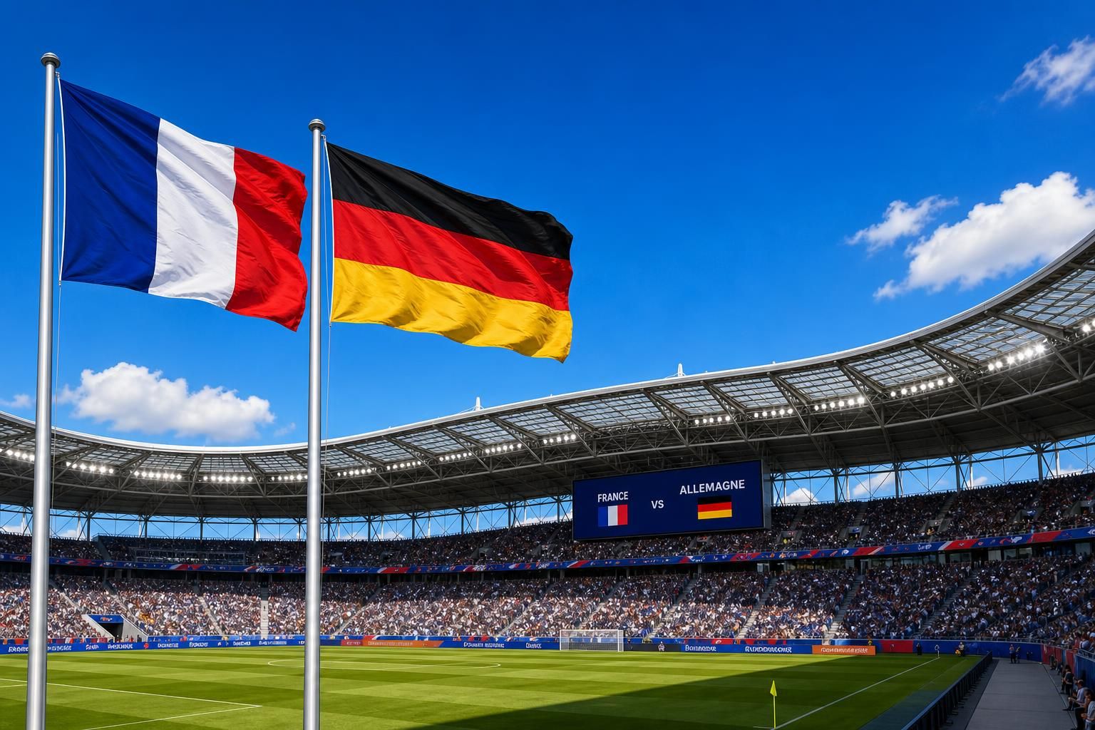 la france et l'allemagne prévoient une candidature conjointe pour organiser la coupe du monde 2038, une annonce officielle de la ministre des sports qui souligne une collaboration sportive majeure entre les deux pays.