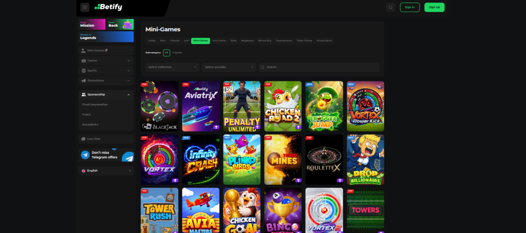 Code promo Betify jeu casino